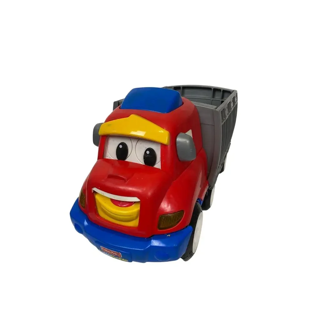 Fisher Price Little People Wheelies ZIG The Big Rig Sounds Lights Rare TESTED